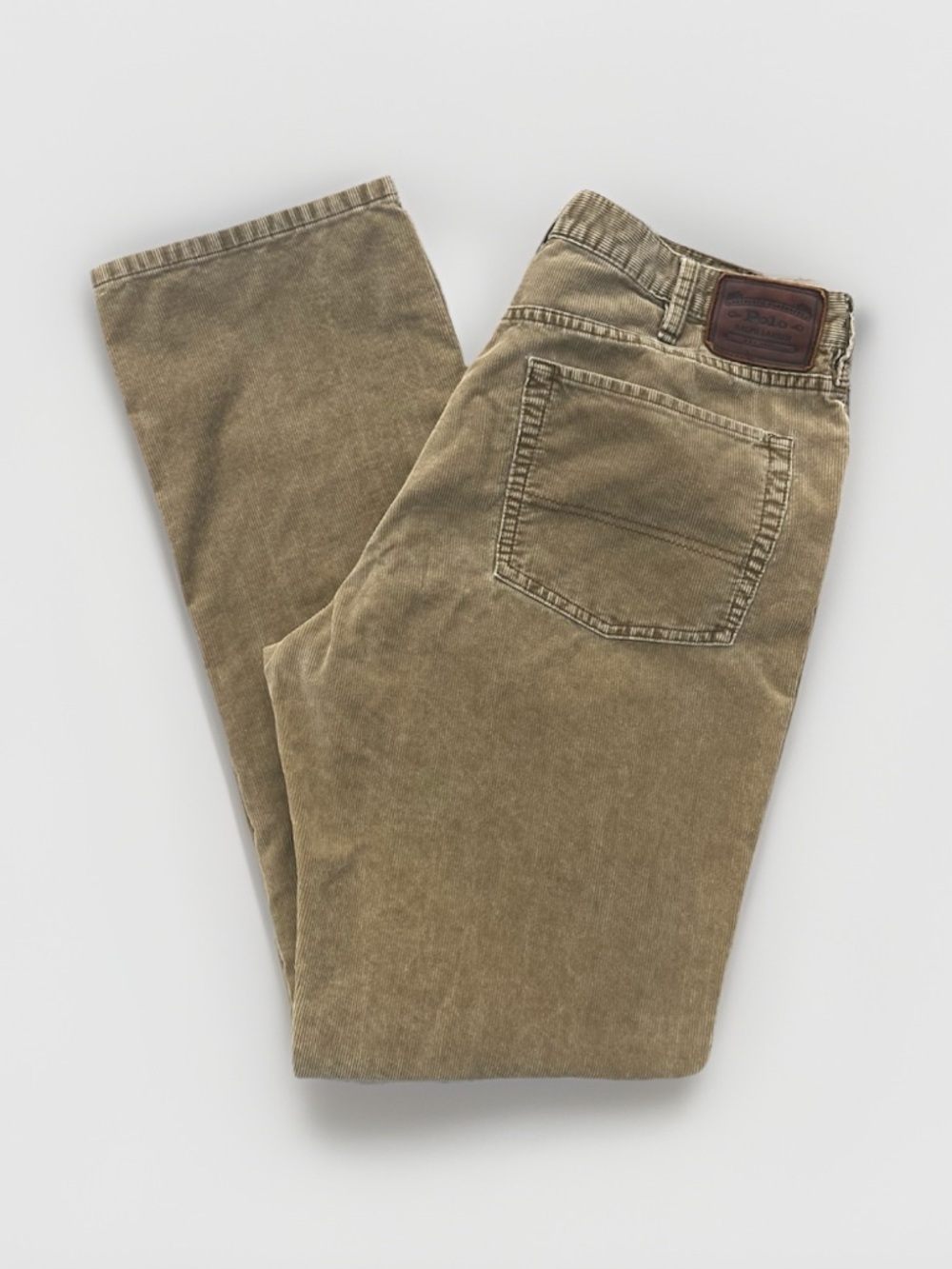 Polo Ralph Lauren Men’s 100% Cotton Corduroy Pants Tan Size 36x34 RUN SMALLER